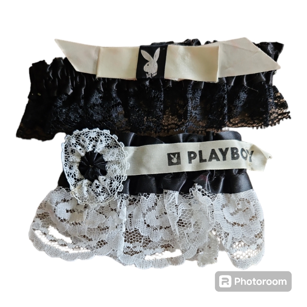 2 Vintage Playboy Lace Garters